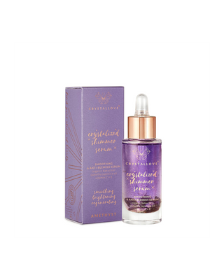 Amethyst and Bakuchiol Facial Serum - Amethyst Shimmer Serum Crystallove