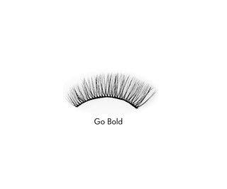 Bamm!Lashes Go Bold 2D false strip eyelashes for repeated use very soft - 4