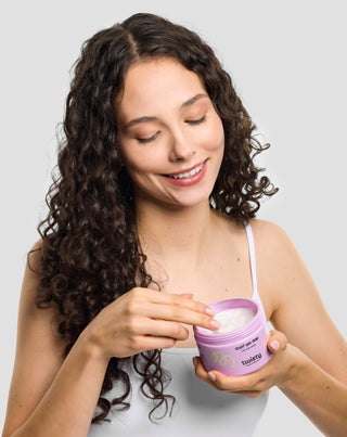 Twisty curl cream for curly hair styling with flax and oat extracts - 2