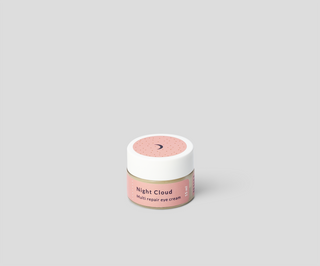 Eye Cream Set with Spatula and White Silk Eye Mask Slaap