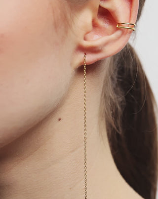 Gold-plated earrings with natural stones lapis lazuli earring set Mys_2 - 6