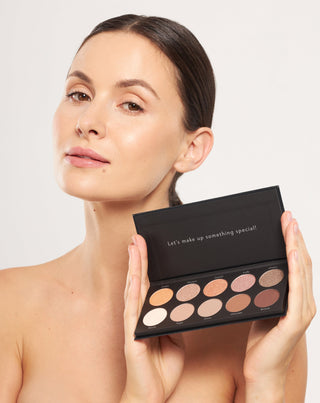 Nutridome Delicious Eyeshadow Palette - 10 luminous and matte eyeshadows