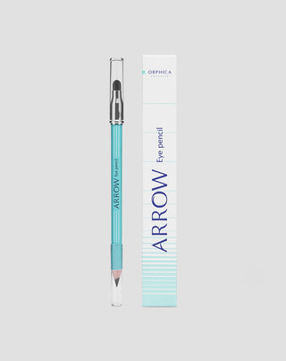 Orphica Arrow black eye pencil with plant extracts and a rubber for smudging