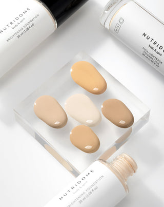 Nutridome brightening moisturising foundation with hyaluronic acid for very fair skin