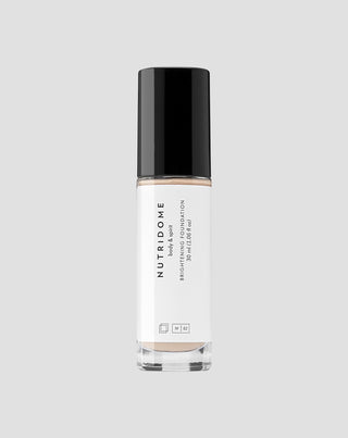 Nutridome brightening moisturising foundation with hyaluronic acid for very fair skin