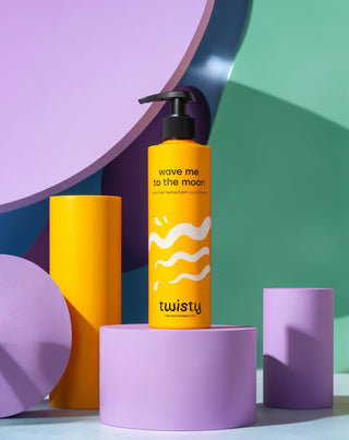 Twisty humectant conditioner for curly hair with aloe, lactic acid and panthenol