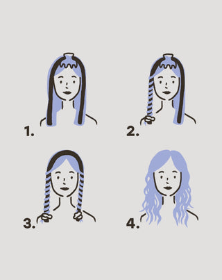 Silk roller for curling hair without heat Feel (no) heat Twisty - 4