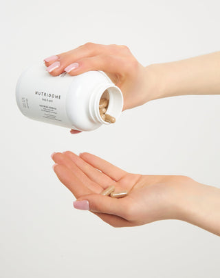 Ashwagandha Indian ginseng stress reduction tablets Nutridome 180 capsules