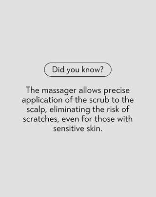 Silicone massager set + enzymatic scrub for cleansing and stimulating scalp microcirculation — Twisty - 5