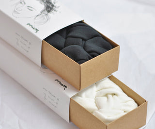 White Organic Cotton Headband for Care and Styling Ovium - 3