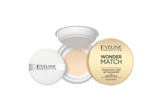 Transparent Loose Setting Powder with Amethyst Dust Wonder Match Eveline