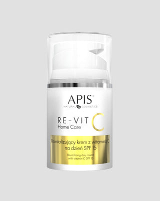 Rewitalizujący krem z witaminą C na dzień SPF 15 Re-Vit C Home Care Apis