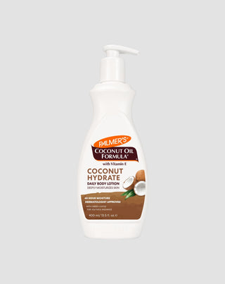 Moisturising body lotion with plant oils coconut oil formula Palmer's