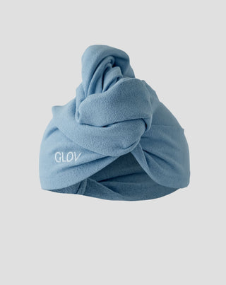 Blue Hair Wrap Turban for Faster Drying Time, Suitable for All Hair Types Hair Wrap Glov - 1