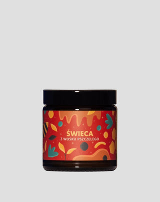 Beeswax Candle with a Subtle Scent of Honey and Propolis Mglife - 1