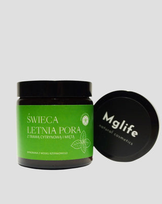 Mglife Summer Season lemongrass and mint scented candle - 3