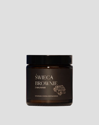 Mglife Raspberry Brownie scented vegan rapeseed candle 120 ml - 1