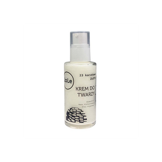 Anti-aging face cream with 23 card gold and stoechiol La-Le