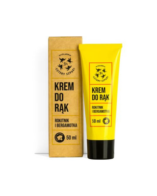 Sea-buckthorn and bergamot hand cream for extremely dry hands, Mydlarnia Cztery Szpaki - 1