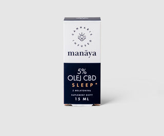 Manaya Sleep 5% CBD oil with melatonin for sleep