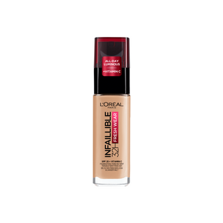 Long-lasting foundation with SPF 25 Infaillible Fresh Wear 200 Natural Linen L'Oreal Paris. - 1