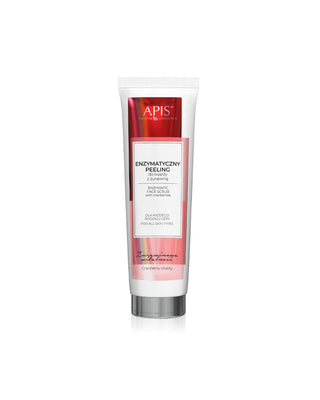 Cranberry Vitality, Enzymatic Face Scrub Cream with Cranberry Apis