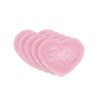 Barbie Ultrasoft Reusable Pads Hearts Pink Glov Reusable Make up Remover Pads - 1