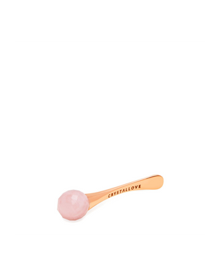 3D Eye Massager with Rose Quartz and Cream Applicator Crystallove - 2
