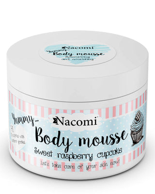 Nacomi Raspberry Cupcake nourishing body mousse