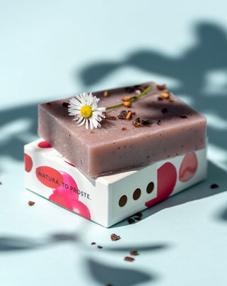 100% natural sodium soap bar raspberry traditional with vegetable oils Opcja Natura_3 - 3