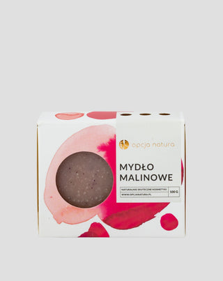 100% natural sodium soap bar raspberry traditional with vegetable oils Opcja Natura - 1