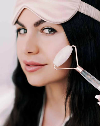 Facial massager with rock crystal king of crystals roller Crystallove_2 - 2