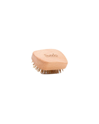 Wooden Bristle Hair and Scalp Brush Sendo - 1