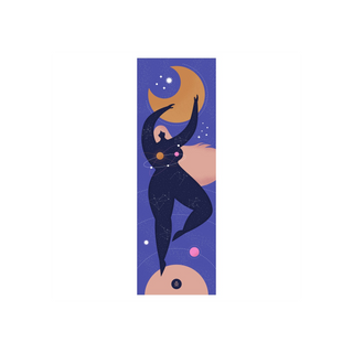 Rubber Exercise and Yoga Mat Cosmic Girl Moonholi