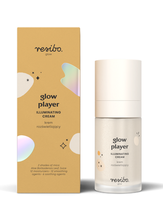 Illuminating and Moisturising Facial Cream Glow Player 30 ml Resibo - 1