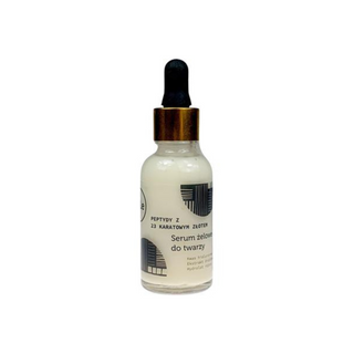 Peptide gel face serum with 23 carat gold for mature skin La-Le - 1
