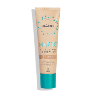 Lumene Matte 2 Medium high coverage mattifying foundation with SPF 20 - 1