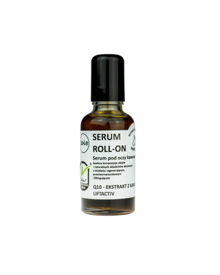 Coffee eye roll-on serum that reduces puffiness and has a firming effect La-Le - 1