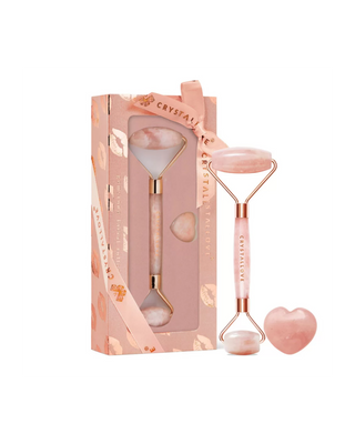 Rose Quartz Stone Face Massager of Love Selflove Set Crystallove - 1