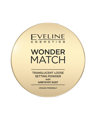 Transparent Loose Setting Powder with Amethyst Dust Wonder Match Eveline