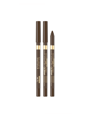 Gel Eye Pencil with Soft, Intensely Pigmented Formula No. 02 Brown Variete Eveline - 1
