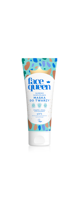 Deeply Moisturising Face Mask with Almond Oil and Niacinamide Face Queen