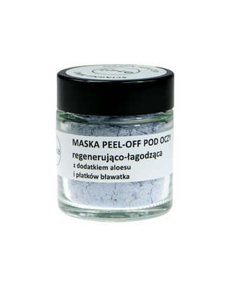 Eye peel-off mask that regenerates, soothes and improves skin tone La-Le