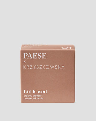 Cream Bronzer in Cool Shade Tan Kissed 01 Paese X