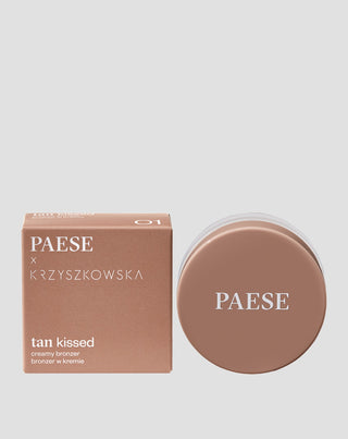 Cream Bronzer in Cool Shade Tan Kissed 01 Paese X