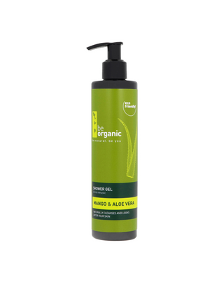 Moisturising Mango and Aloe Shower Gel for All Skin Types Be Organic