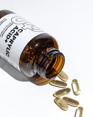 UP Caprylic acid+ supplement to support digestive comfort and intestinal health UP Health Pharma 120 capsules