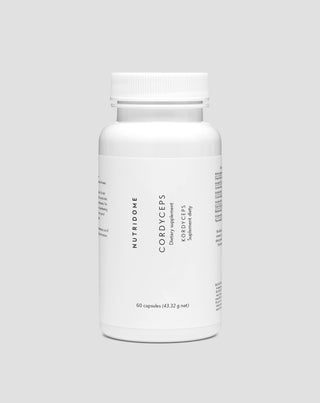 Cordyceps extract 1200mg 7% cordycepic acid energy immunity Nutridome 60 capsules - 1