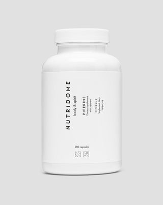 Piperine tablets for better digestion to aid weight loss Piperine Nutridome 180 capsules - 1