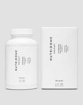 Piperine tablets for better digestion to aid weight loss Piperine Nutridome 180 capsules - 2